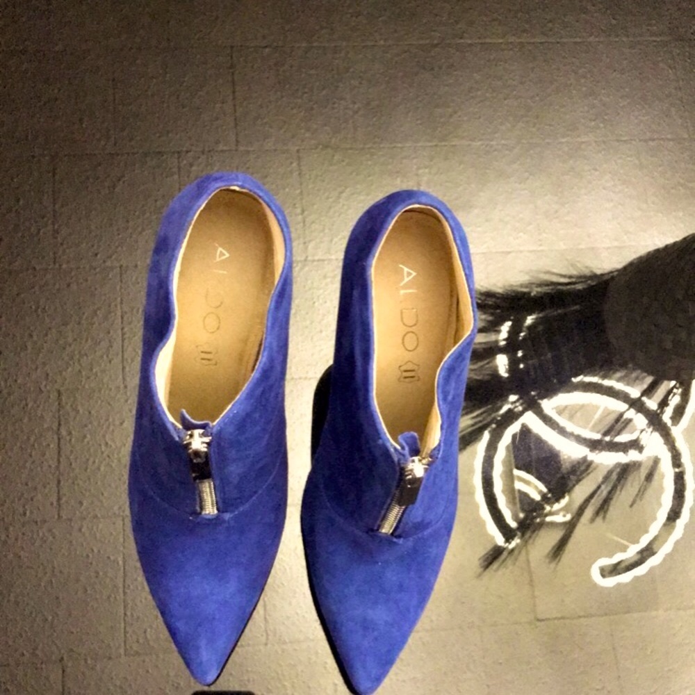 Aldo royal blue💙suede bootie